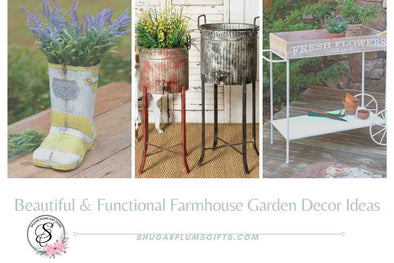 Beautiful & Functional Farmhouse Garden Decor Ideas