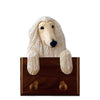 Afghan Hound Dog Leash Holder - Cream Shugar Plums Gift Store
