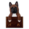 Akita Dog Leash Holder - Brindle Shugar Plums Gift Store