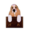 Cocker Spaniel Dog Leash Holder - Buff Parti Shugar Plums Gift Store