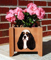 Handmade Cocker Spaniel Dog Planter Box - Tri Shugar Plums Gift Store