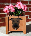 Staffordshire Terrier Planter Box - Brindle Shugar Plums Gift Store