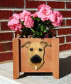 Staffordshire Terrier Planter Box - Fawn Shugar Plums Gift Store