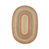Azalea Multi Color Braided Rug - Oval - 20 x 30 Shugar Plums Gift Store