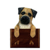 Border Terrier Dog Leash Holder - Brown Shugar Plums Gift Store