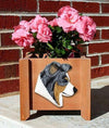 Border Collie Dog Planter Box - Blue Merle Shugar Plums Gift Store