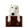 Borzoi Dog Leash Holder - Cream Shugar Plums Gift Store