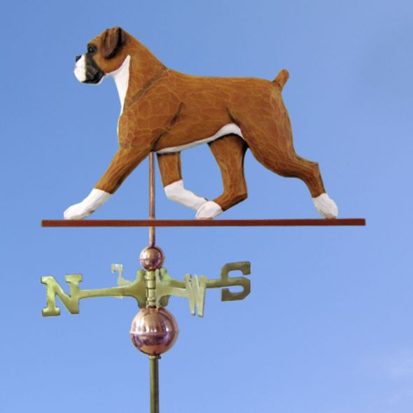 Boxer Dog Weathervane For Roof