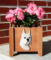 Handmade Boxer Dog Planter Box - White Shugar Plums Gift Store