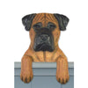 Wood Carved Bullmastiff Dog Door Topper - Apricot Shugar Plums Gift Store