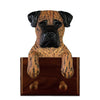 Bullmastiff Dog Leash Holder - Brindle Shugar Plums Gift Store
