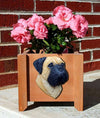 Handmade Bullmastiff Dog Planter Box - Fawn Shugar Plums Gift Store
