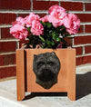 Handmade Cairn Terrier Dog Planter Box - Dark Grey Shugar Plums Gift Store