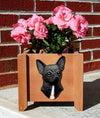 Handmade Chihuahua Dog Planter Box - Black Shugar Plums Gift Store