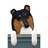 Wood Carved Collie Dog Door Topper - Tri Shugar Plums Gift Store