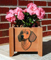 Handmade Dachshund Dog Planter Box - Red Shugar Plums Gift Store