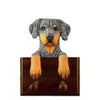 Doberman Dog Leash Holder - Blue Shugar Plums Gift Store