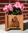 Handmade English Cocker Spaniel Dog Planter Box - Red Shugar Plums Gift Store