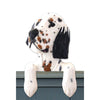 Wood Carved English Setter Dog Door Topper - Tri Shugar Plums Gift Store