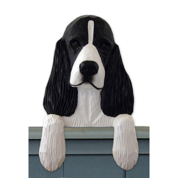Wood Carved English Springer Spaniel  Dog Door Topper