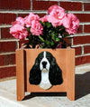 English Springer Spaniel Dog Planter - Black Shugar Plums Gift Store