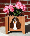 English Springer Spaniel Dog Planter - Liver Shugar Plums Gift Store