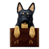 German Shepherd Leash Holder - Black/Tan Shugar Plums Gift Store