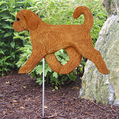 Goldendoodle Outdoor Garden Stake - Apricot Shugar Plums Gift Store