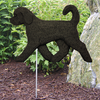Goldendoodle Outdoor Garden Stake - Black Shugar Plums Gift Store