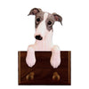 Greyhound Leash Holder - Blue/White Shugar Plums Gift Store