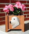 Handmade Irish Wolfhound Dog Planter Box - White Shugar Plums Gift Store