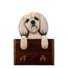 Lhasa Apso Dog Leash Hook - Cream Puppy Shugar Plums Gift Store