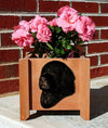 Handmade Newfoundland Dog Planter Box - Black Shugar Plums Gift Store