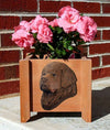 Handmade Newfoundland Dog Planter Box - Brown Shugar Plums Gift Store