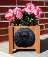 Handmade Pekingese Dog Planter Box - Black Shugar Plums Gift Store