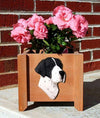 Handmade English Pointer Dog Planter Box - BK/White Shugar Plums Gift Store