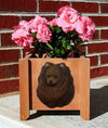 Handmade Pomeranian Dog Planter Box - Brown Shugar Plums Gift Store