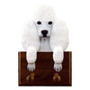 Poodle Dog Leash Holder - White Shugar Plums Gift Store