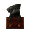 Pug Dog Leash Holder - Black Shugar Plums Gift Store