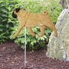 Pug Dog Outdoor Garden Stake - Fawn Shugar Plums Gift Store