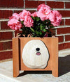 Handmade Puli Dog Planter Box - White Shugar Plums Gift Store