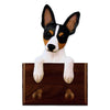 Rat Terrier Dog Leash Holder - Tri Shugar Plums Gift Store