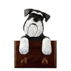 Schnauzer Dog Leash Holder - Black/Silver Shugar Plums Gift Store