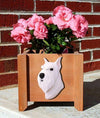 Handmade Standard Schnauzer Dog Planter Box - White Shugar Plums Gift Store