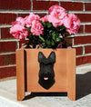 Handmade Scottish Terrier Dog Planter Box - Black Shugar Plums Gift Store