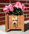 Handmade Scottish Terrier Dog Planter Box - Wheaten Shugar Plums Gift Store