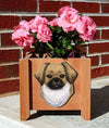 Handmade Tibetan Spaniel Dog Planter Box - Fawn Shugar Plums Gift Store