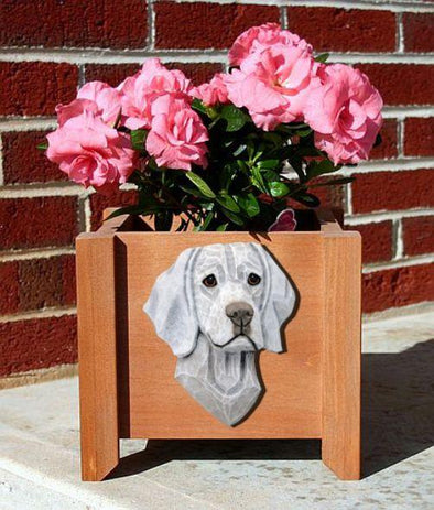 Handmade Weimaraner Dog Planter Box - Shugar Plums Gift Store