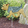 Yorkshire Terrier Garden Stake - Puppy Cut Shugar Plums Gift Store