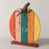 Standing Autumn Pumpkin Sign - Shugar Plums Gift Store